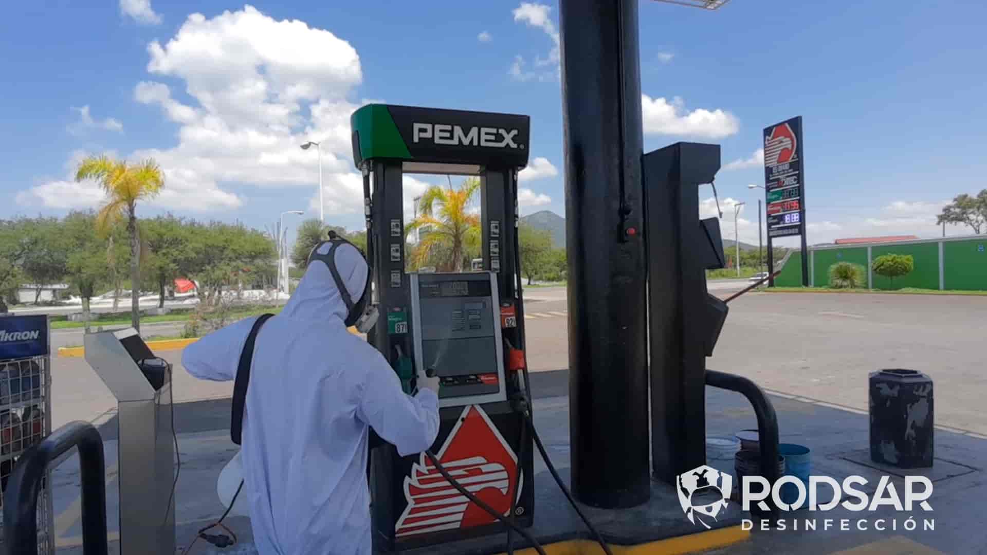 Fumigacion de gasolinera